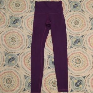 Purple lululemon leggings